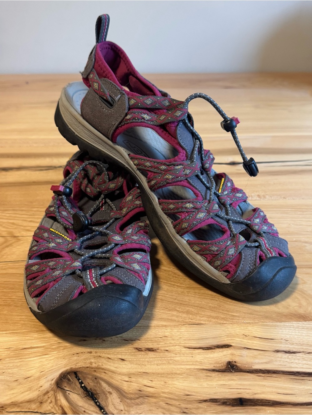 Keen Women's Magenta and Gray Outdoor Sandals
